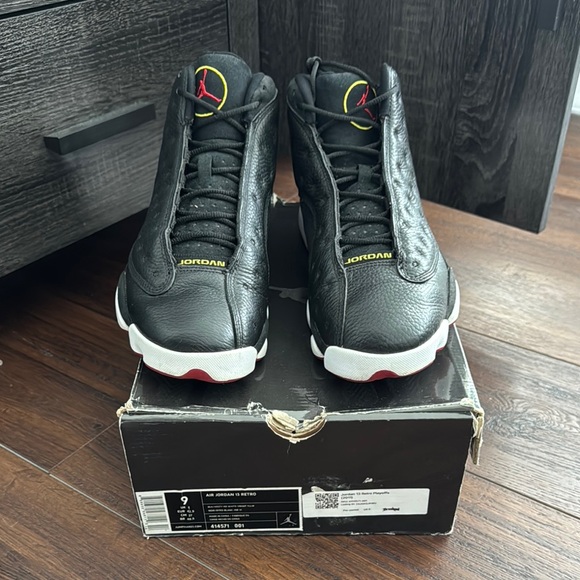 Jordan Other - Air Jordan Men's Pre loved Retro 13 Black Varsity Red Sneakers Playoff 2011